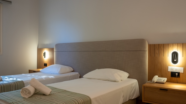 Twin room at Cosmos Beach Club