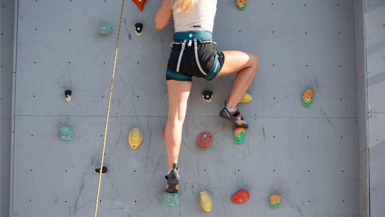 Climbing wall (at Messini Beach Club)