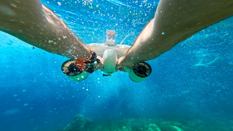 Sea scooters at Neilson | Mangia's Torre del Barone
