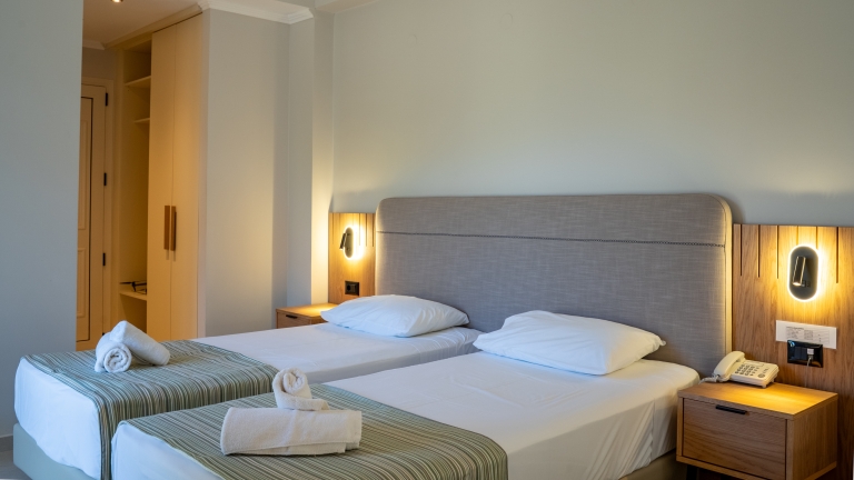 Twin or double room at Cosmos Beach Club