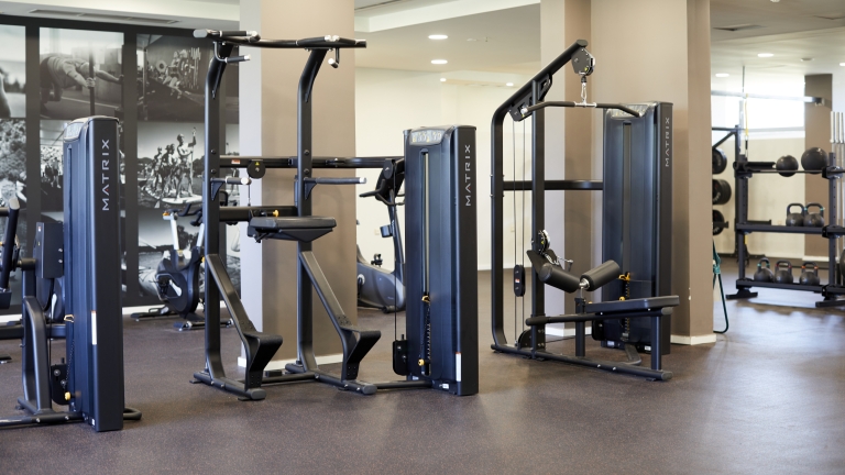 Levante Beach Club well equipped gym