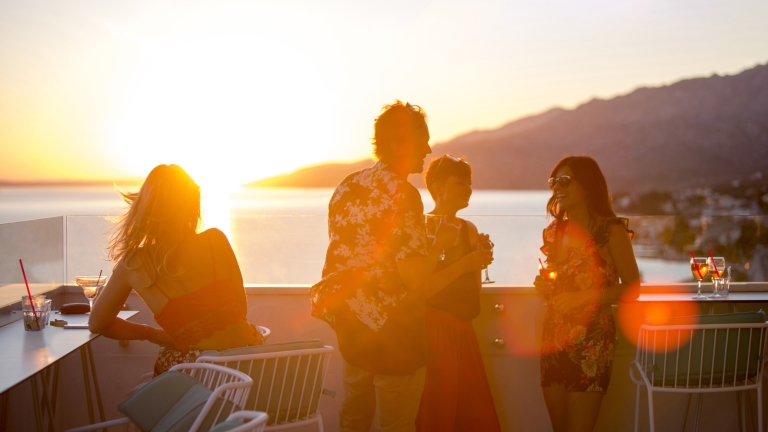 Sky bar at Alana Beach Club