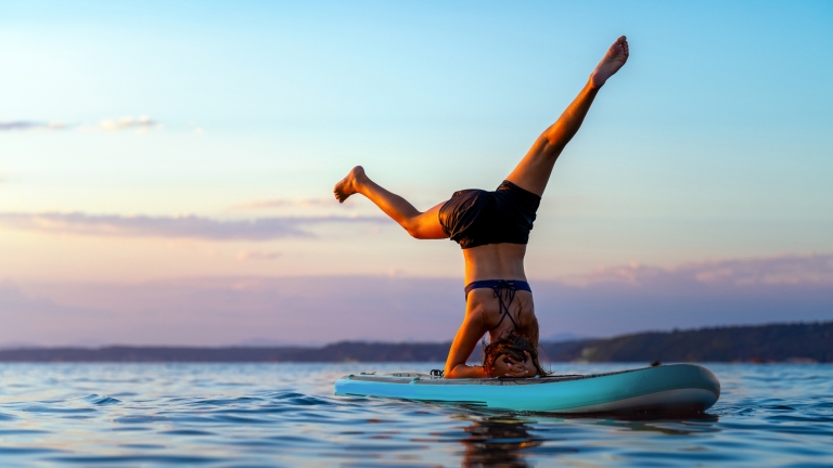 SUP yoga at Neilson | The Ravenala Attitude