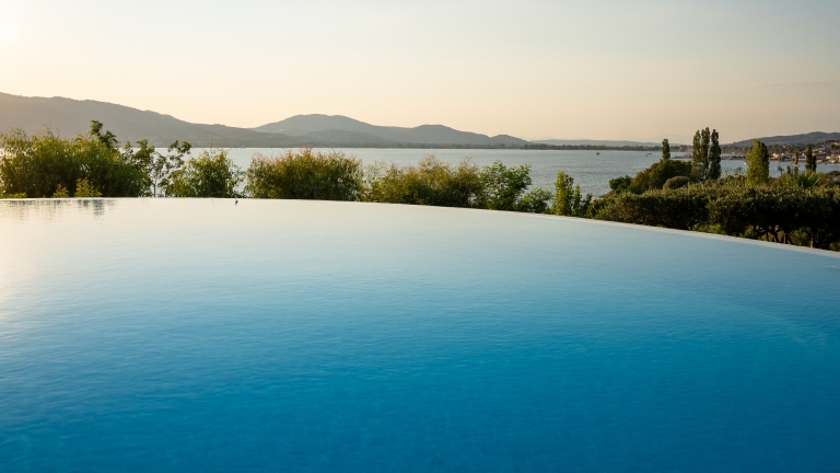 infinity pool view