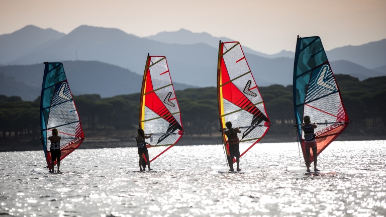 Windsurfing at Baia dei Mori Beach Club