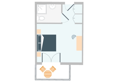 DOUBLE ROOM WITH SEA VIEW