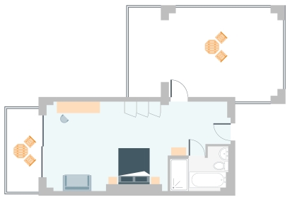 GARDEN PREMIUM DOUBLE ROOM WITH SEA VIEW
