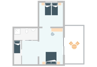 FAMILY ROOM WITH EXTRA BED