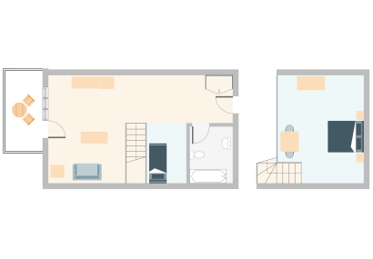MEZZANINE SUITE WITH SEA VIEW