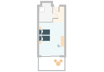 DOUBLE OR TWIN ROOM - SEA FACING