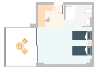 GARDEN TWIN ROOM