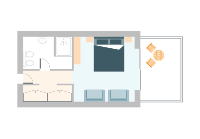 Deluxe room with sea view