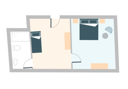 Junior suite with sea view