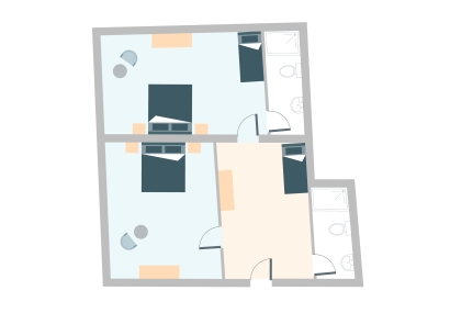 Suite with sea view
