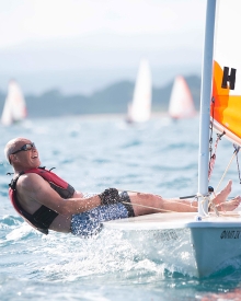 Dinghy sailing
