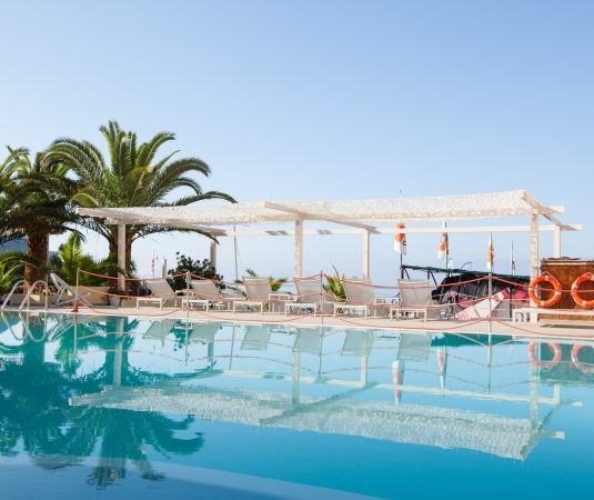 Swimming at Cosmos Beach Club