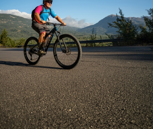 Mountain biking in Vassiliki