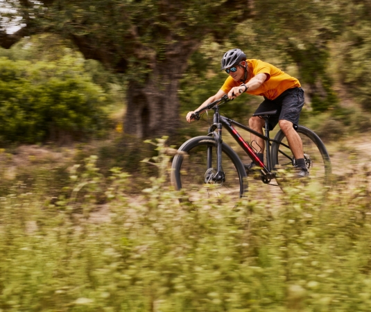 mountain biking