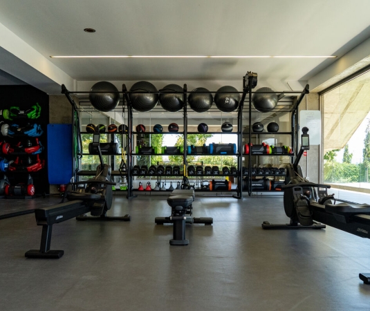 Fitness studio.