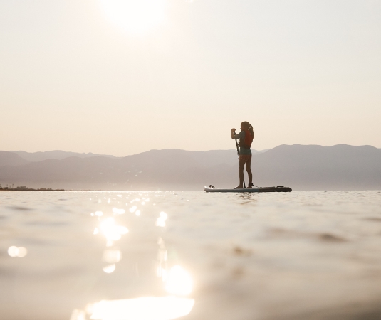 paddle board