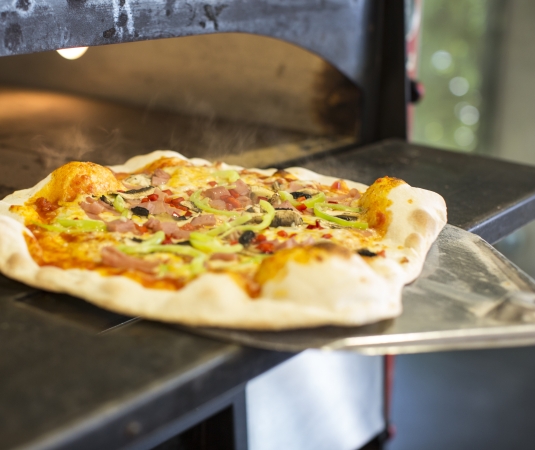 Fresh pizza