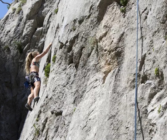 Rock climbing in Croatia