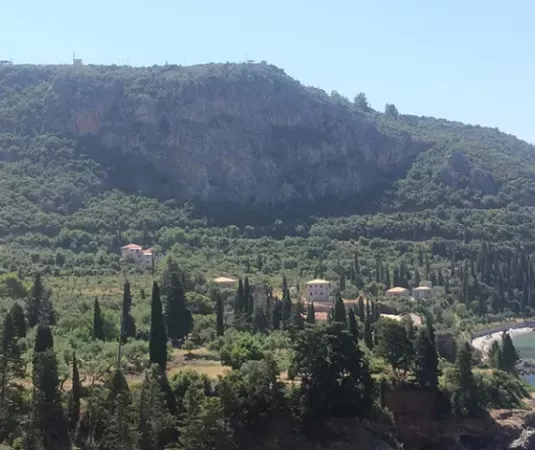 Rock climbing in Greece