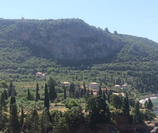 Rock climbing in Greece