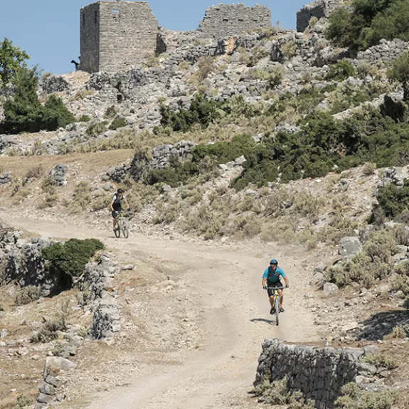 There's some great mountain biking