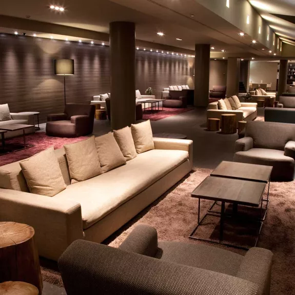 The stylish lounge