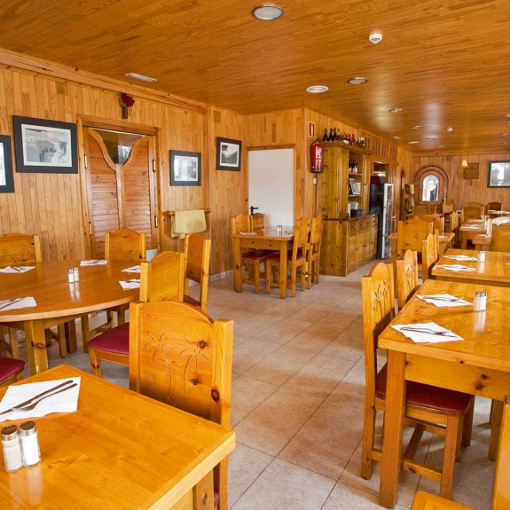 The inviting restaurant