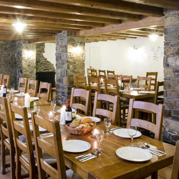 The large dining room