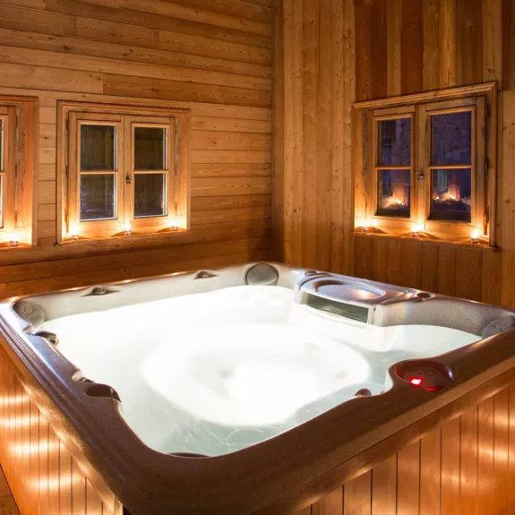 The large hot tub