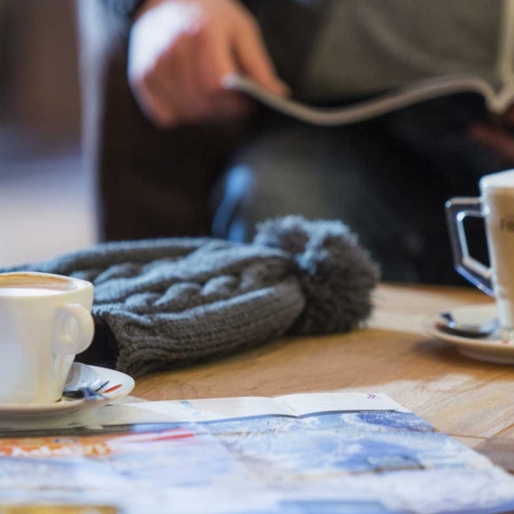 Relax with a nice coffee