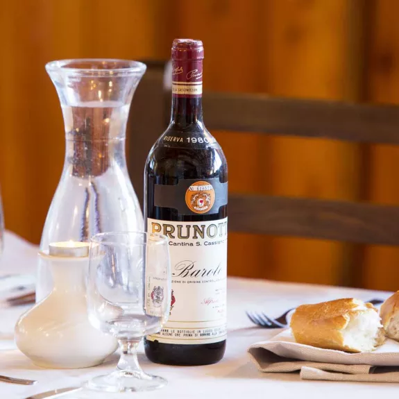 Wine is available to purchase from the bar