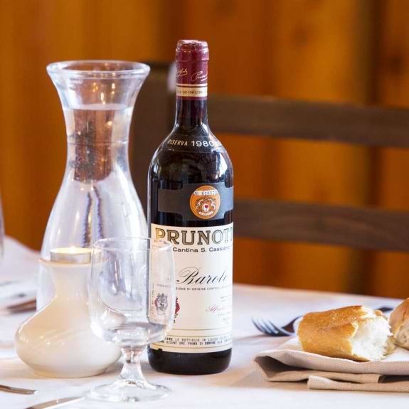 Wine is available to purchase from the bar