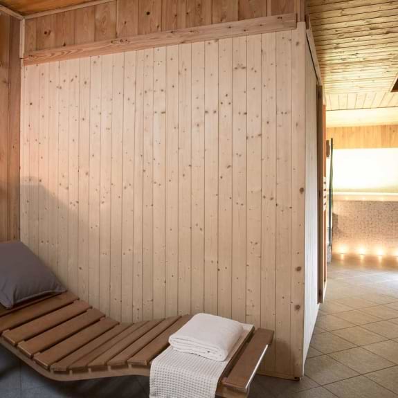 Wellness area sauna