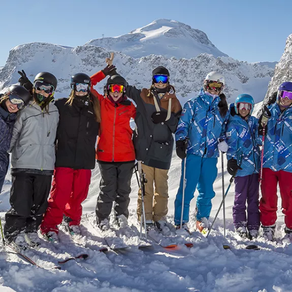 Group of skiers
