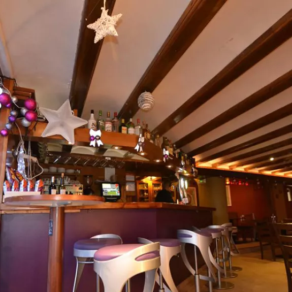 Laid-back bar area