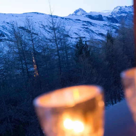 Wonderful mountain views from the chalet