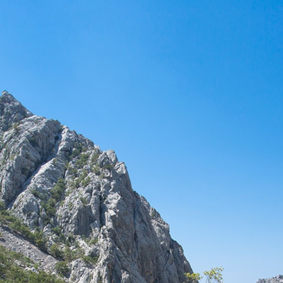 Views of Paklenica National Park in Croatia