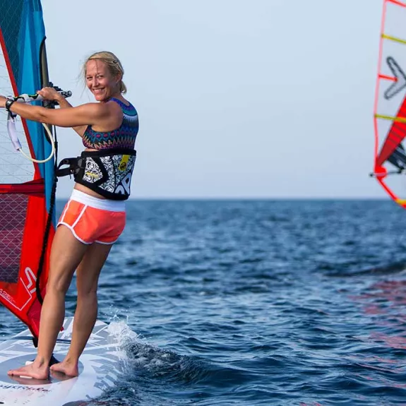 windsurfing
