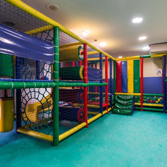 The soft play area 