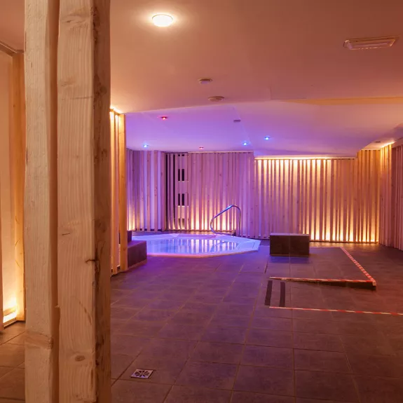 A stylish hot tub
