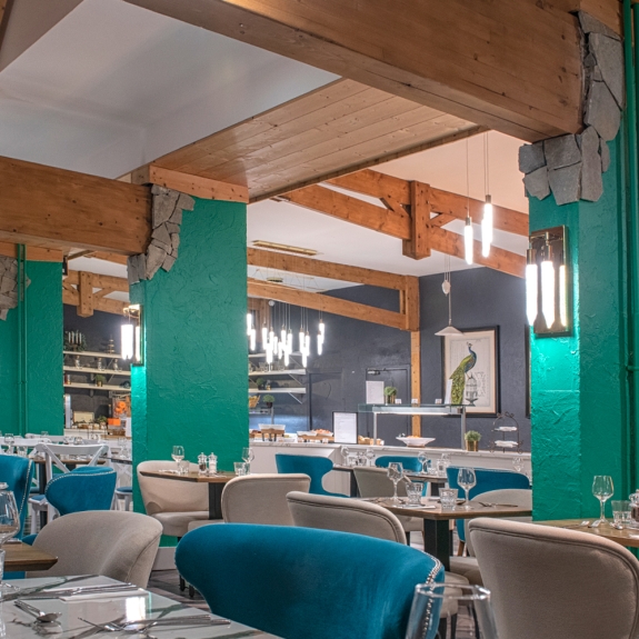 A light and airy place to dine