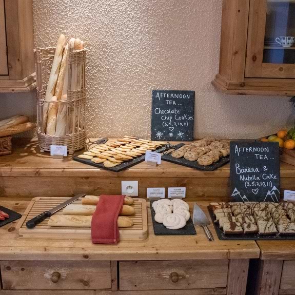 A tasty treat after a day on the slopes