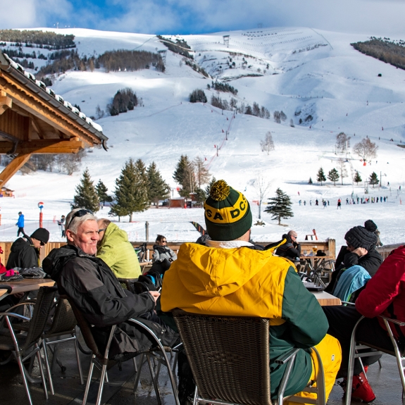 The large sun terrace