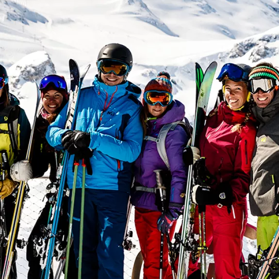 group ski holiday in Tignes