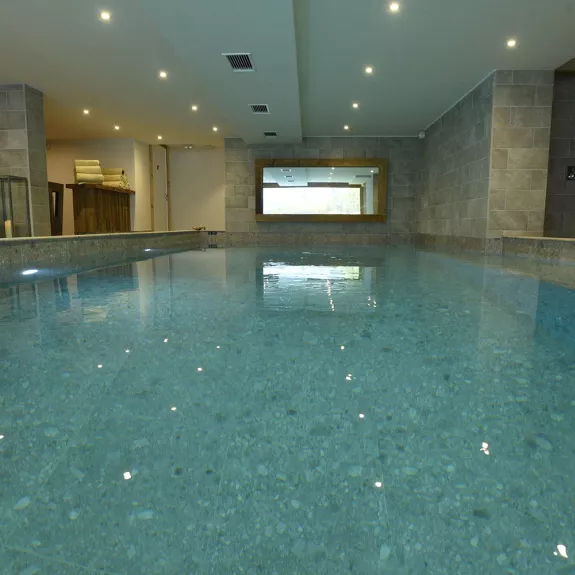 Spa with indoor pool