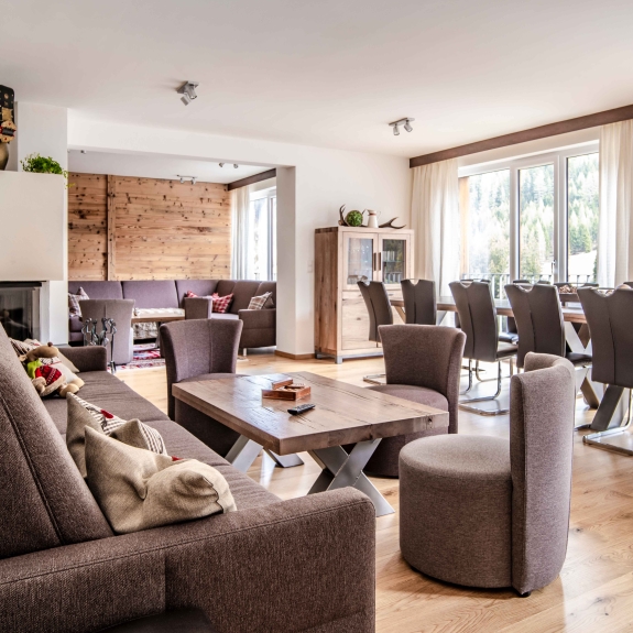 Lounge of the Neilson Chalet Gertrud Gabl in St Anton